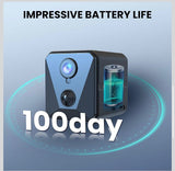 Security Camera, 4K HD Mini Nanny Cam for Home with Night Vision, WiFi Indoor Camera, 100 Days Long Battery Life, Motion Detection, Remote Viewing, Wireless Surveillance Cam