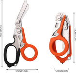 in1 Trauma Shears,Raptor Rescue Emergency Shears with Strap Cutter and Glass Breaker with Utility Holster