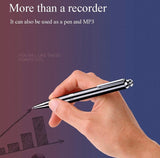 Pen Digital Voice Recorder with Playback Voice Activated Recorder for Lectures with Long Battery Life Metal Recording Device Easy to Use USB Rechargeable