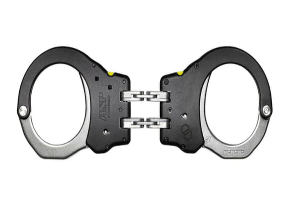 ASP Ultra Double-Locking Hinged Handcuffs, Forged Aluminum Restraints, Professional Grade Cuffs and Tactical Gear