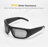 Hidden camera sunglasses 128GB Camera Glasses,24M Resolution H.265 1080P Smart Glasses with UV400 Sunglasses Lens for Outdoor Sport,Unisex