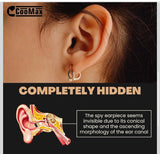 Mini Hidden Spy Earphone Wireless Earpiece Headset Microphone Detection