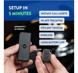 Anti-Theft GPS Tracker for Vehicles - Wireless Alarm, Waterproof and Dustproof Build, Phone Call Alerts and DIY Installation - Smart Motorcycle GPS Tracker, Boats, ATVs