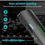 Voice Memo Device, USB Digital Audio Note Taker with Playback, One-Click Operation, 25-Day Standby, WAV HD Sound, Portable for Meetings, Lectures, Interviews