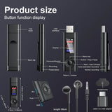 Digital Voice Recorder 64GB USB Voice Activated Audio Recorder Small and Portable Voice Recorders with Playback Digital Voice Recorder for Meetings/Interviews/Classroom
