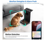Hidden Camera Smoke Detector HD 1080P Wireless Camera Small Nanny Cam for Home Security Cameras for Home/Baby/Pet/Nanny with App Live Feed No Smoke Detector Function