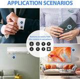 HD Mini Hidden Camera, DIY Module Tiny Spy Wireless Remote Control Small Nanny Cam with Free 64G SD Card, Smart Home Surveillance Equipment for Security(No Need Wi-Fi)