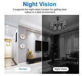 Mini Hidden Camera 1080P with Motion Detection IR Night Vision Nanny Surveillance Camera for Home Indoor Outdoor Security Camera with Built-in Battery, 32GB Micro SD Card