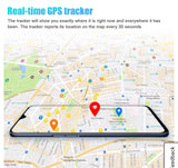 USB Charger GPS Tracker with Live Audio, Real Time Car Tracking Device GPS Tracker With 5V/ 2.1A USB Charger for Vehicles, Geo fence, Real-time Tracking, Tracking History, Anti-theft Alarm