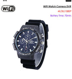 Wireless WiFi 4K UHD Watch Camera Spy Video Recorder 32GB iPhone KUCam iOS App