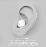 Earbuds Bluetooth Earpiece Car Headset with 260mAh Charging Box Enhanced Comfort - Single Earbuds (Nude)