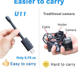 Mini Spy Hidden Camera,RETTRU 1080P Portable Wireless Small HD Nanny Cam with Motion