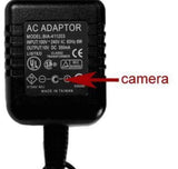 Motion Activated Hidden Camera Built Into An AC Adapter / Charger w/ DVR Totally Self Contained.
