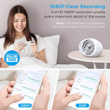 Hidden Camera Spy Camera Wireless Security Nanny Cam with 1080P Full HD, WiFi, Night Vision, Cell Phone App, No Sound Recording