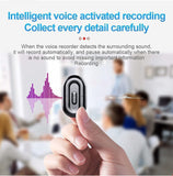 Mini Voice Activated Recorder | 30 Day Standby Recording | Magnetic | HD Noise Reduction | Automatic Timestamp | Autosave | (32 GB)