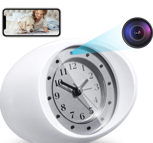 Hidden Camera Spy Camera Wireless Security Nanny Cam with 1080P Full HD, WiFi, Night Vision, Cell Phone App, No Sound Recording