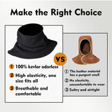 Cut Resistance Welding Neck Protector, 100% Kevlar Neck Protection Welding Helmet Neck Gaiter,