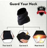 Cut Resistance Welding Neck Protector, 100% Kevlar Neck Protection Welding Helmet Neck Gaiter,