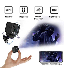 Hidden Camera 1080P Mini Spy Camera with Audio Wireless IP Security Camera Nanny Cam with Cloud Storage/Zoom Night Vision Remote Control for Home Surveillance Pet Monitoring