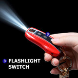 Mini Stun Gun with LED Flashlight and Wrist Strap – Unique Key fob Desig