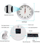 WiFi Hidden Camera Wall Clock Spy Camera with Motion Detection, Security for Home and Office, Nanny Cam/Pet Cam/Wall Clock Cam, Remote-Real Time Video, Support iOS/Android, Video only