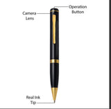 Pen camera GOLD 720P VIDEO PEN WITH MOTION DETECTION*