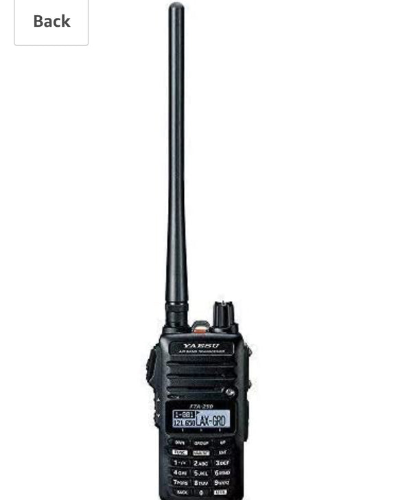 FTA-250L Handheld VHF Airband Transceiver