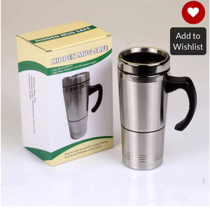 Coffee Travel Mug – Stainless – Diversion Safe