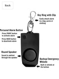 Fast Striker Emergency Bundle - Self Protection Whip & 130dB Loud Key Chain Alarm for Runners, Biker and Students