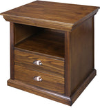 Casual Home Lincoln Nightstand Compartment, Concealment Furniture, Mocha