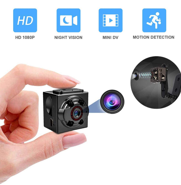 Hidden Camera Portable Action Camera with Night Vision and Motion Detection for Outdoor and Indoor