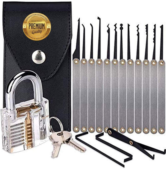 Professional 15-Piece Set Stainless Steel Tool Lock (1)