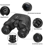 12x25 Compact Binoculars with Clear Low Light Vision, Large Eyepiece Waterproof Binocular
