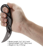 CRKT Provoke Kinematic EDC Folding Pocket Knife: Morphing Karambit, D2 Blade Steel, Kinematic Pivot Action, Integrated Safety Lock, Low Profile Pocket Clip 4040