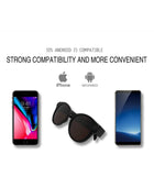 WiFi Sunglasses Sports Camera, HD 1080P Wireless Remote Video Glasses Camera Wide Angle Mini DV Camera Support iOS/Android