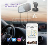 Wi-Fi Car Dash Camera | Sony Night Vision Sensor | Dashboard Camera Recorder with GPS | Snapshot Button | Parking Mode