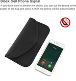 Signal Blocking Bag, ONEVER GPS RFID Faraday Bag Shield Cage Pouch Wallet Phone Case for Cell Phone Privacy Protection and Car Key FOB, Anti-Tracking Anti-Spying (1 Pack)