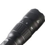 7600 Rechargeable Tactical Flashlight (Black)