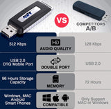 Mini Voice Recorder - 8GB USB Flash Drive