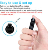 Spy Camera Pen, Hidden Camera Full HD 1080P Mini Spy Pen Camera Camcorder with Photo Taking,Nanny Cam Hidden Camera, Small Hidden Camera with Motion Detection for Business Meeting [2022 Version]