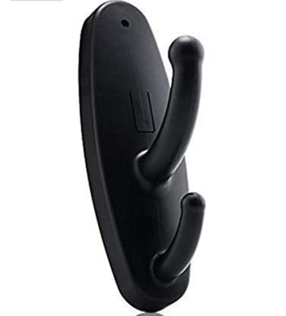 Mini Spy Coat Hook Hidden Camera Motion Detection Clothes Hook Cam Covert Recorder Home Security Nanny Cam Black