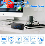 Hidden Clock Camera WiFi Spy Camera HD 1080P Hidden Spy Camera Secret Nanny Cam with Motion Detection Night Vision Remote Monitoring