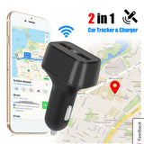 USB Charger GPS Tracker with Live Audio, Real Time Car Tracking Device GPS Tracker With 5V/ 2.1A USB Charger for Vehicles, Geo fence, Real-time Tracking, Tracking History, Anti-theft Alarm