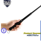 POLICE FORCE TACTICAL EXPANDABLE STEEL KEYCHAIN BATON 12''