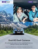 Dual Dash Cam, VAVA 2K Front and 1080P