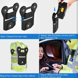 Universal Magnet Clip, Police Body Camera Magnet Mount, Strong Magnet for All Brand and All Models,