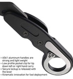 CRKT Provoke Kinematic EDC Folding Pocket Knife: Morphing Karambit, D2 Blade Steel, Kinematic Pivot Action, Integrated Safety Lock, Low Profile Pocket Clip 4040