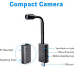 Mini Spy Hidden Camera,RETTRU 1080P Portable Wireless Small HD Nanny Cam with Motion