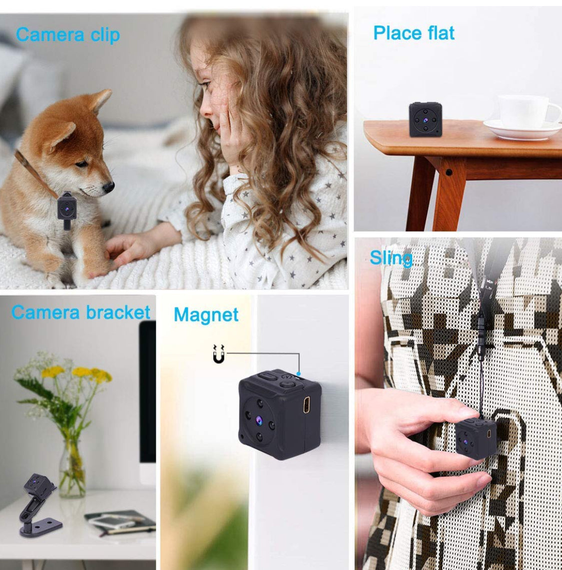 Niyps 1080p portable small hd hot sale nanny cam