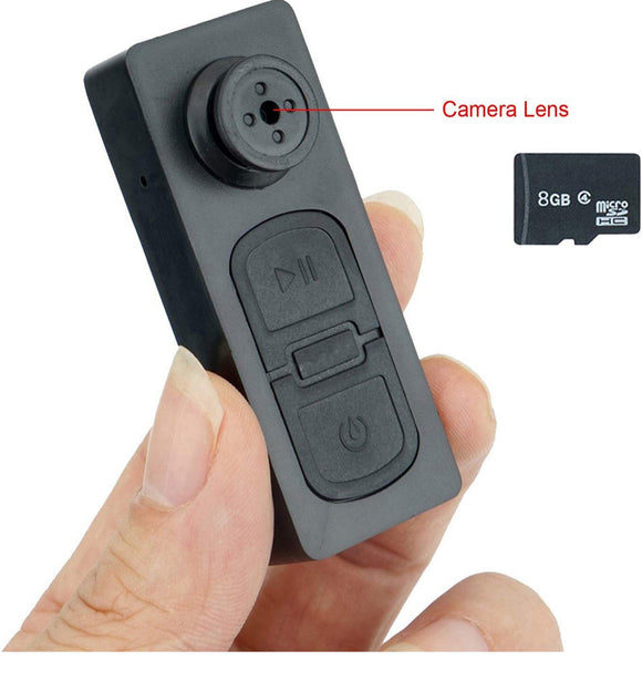 8GB Mini Pocket Button Hidden Spy Camera Video Camera Motion Detection DV Camcorder